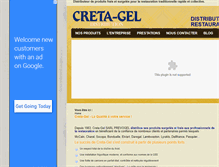 Tablet Screenshot of creta-gel.com